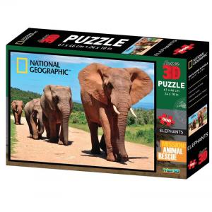Puzzle 3D - Elefanti