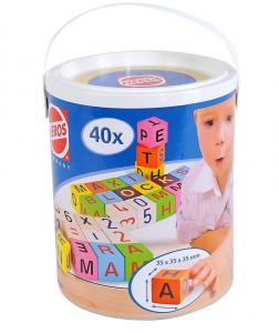 Barile con cubi ABC 123