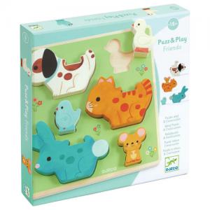 Puzzle in Legno - Animali (6 pezzi)