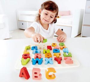 Puzzle alfabeto in legno