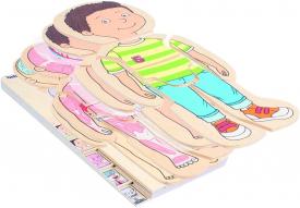 Puzzle in legno corpo umano - Bambino