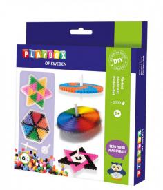 Set perline cane, pesce, macchina - giocattoli creativi Playbox