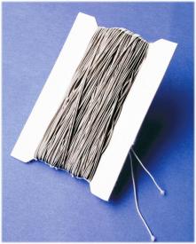 Cordoncino elasticizzato argento - 50 m