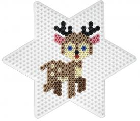 piastra stella per pyssla natale