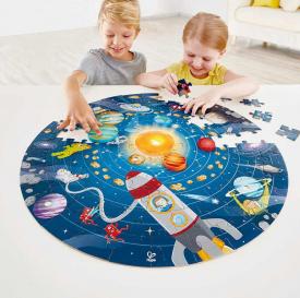 Puzzle del sistema solare con led