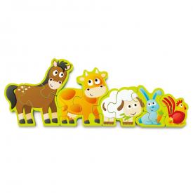 Puzzle fattoria e numeri Hape toys
