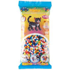 Hama Beads MIDI 6000 Pezzi - Misto