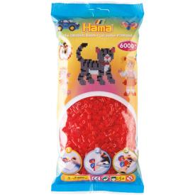 Hama Beads MIDI 6000 pezzi - Rosso Translucido n.13
