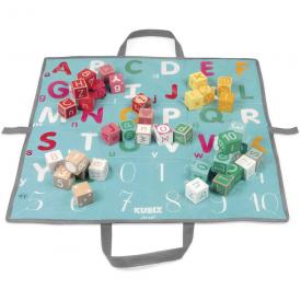 Kubix - 40 cubi in legno lettere e numeri