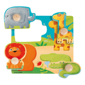 Puzzle Animali della Giungla (4 pezzi)