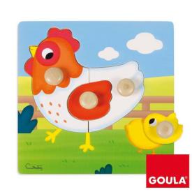 Puzzle Gallina (4 pezzi)