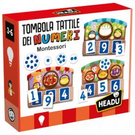 Tombola Tattile dei Numeri Montessori