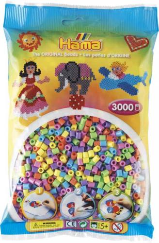Hama Midi Perline 5mm – Set Creativo Con Piastre Cavallo, Cane, Pappagallo E 6000 Perline - 6