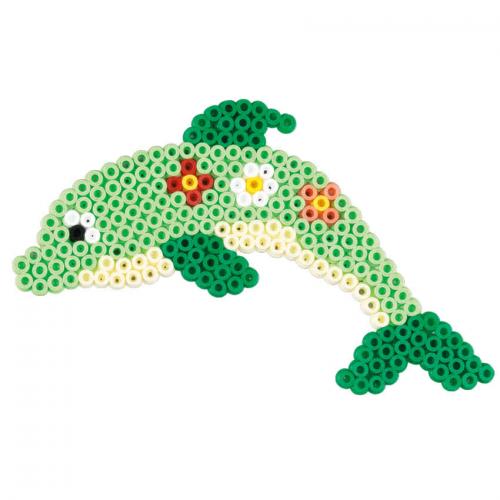 Cuscino Con Perline A Forma Di Delfino PAB-1 | Morbido E Lavabile | Per Relax E Giochi