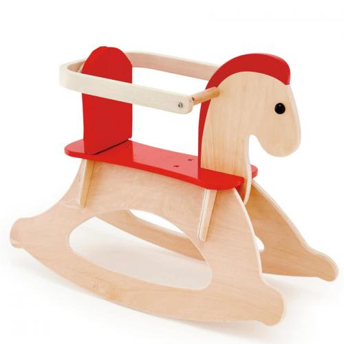 Cavallo A Dondolo In Legno Fai Da Te.Cavallo A Dondolo In Legno Con Protezione Giocattoli Di Legno Hape