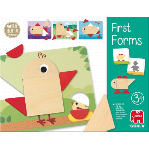 Goula- Puzzle a 6 Colori in legno e cartone per Imparare i Colori da 2 anni