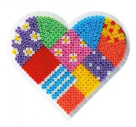 Mini Hama beads - Base piccola cuore