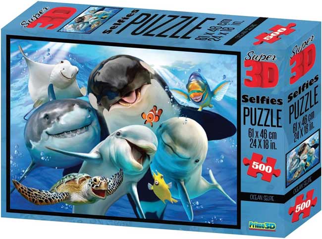 Puzzle 3D - Ocean Selfie